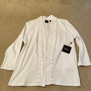 Rafaella White Cardigan